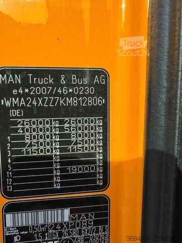 Autocamion greu MAN TGX 26.580 BLS 6x2 Retarder