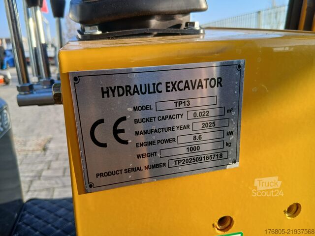 ερπυστριοφόρος εκσκαφέας Yanmar Miniescavatore TP13 NUOVO  13 QUINTALI