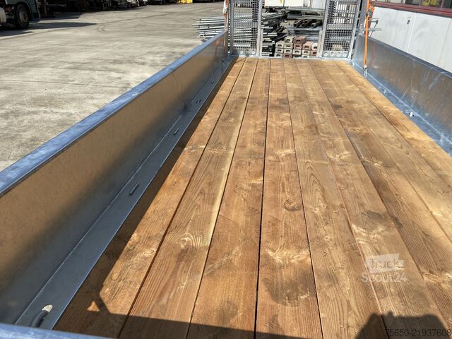 Remorcă cu platformă joasă Möslein TT 11-E 5,50 - 2  Tandemtieflader5,50 m x 2 m, Feuerverzinkt