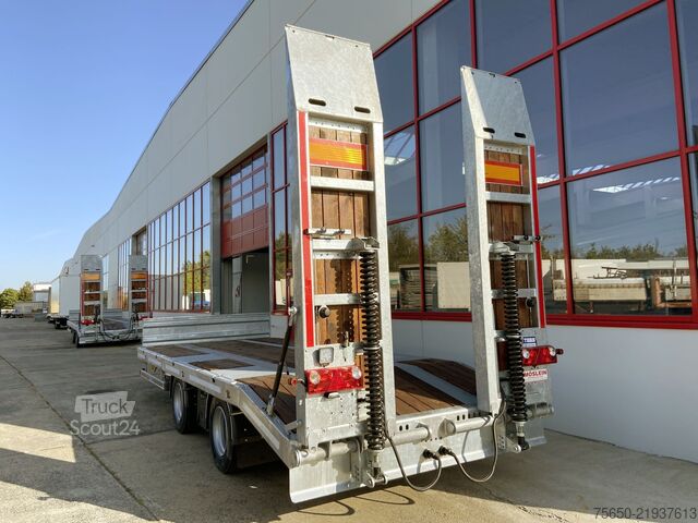 Remorcă cu platformă joasă Möslein TT 21-6,5  21 t Tandemtieflader, Luftgefedert, NEU