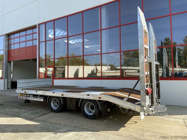 Remorcă cu platformă joasă Möslein TT21- 7,2  21 t Tandemtieflader, Luftgefedert, NEU