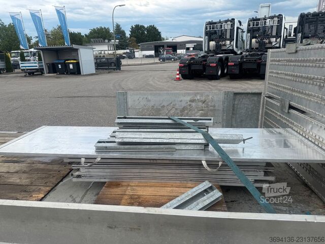Zema kravnes piekabe HUMBAUR HTD 30 Plattform Alurampen