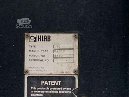 Φορτηγό γερανού DAF 2300 4X2 - HIAB 140 CRANE TRUCK