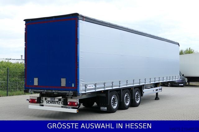 Naczepa otwarta z plandeką SCHMITZ CARGOBULL 6to Leergewicht Liftachse XL+Getränke ¤429.-mtl