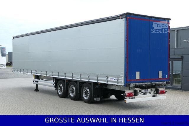 Naczepa otwarta z plandeką SCHMITZ CARGOBULL 6to Leergewicht Liftachse XL+Getränke ¤429.-mtl