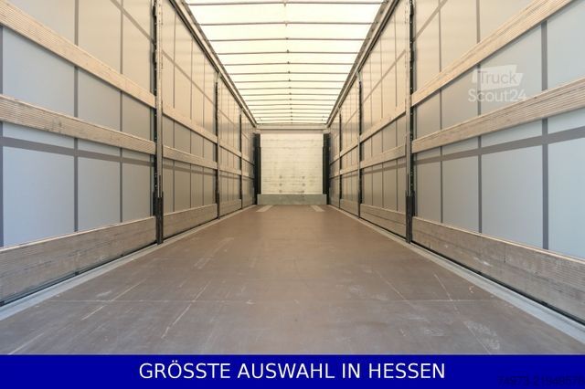 Naczepa otwarta z plandeką SCHMITZ CARGOBULL 6to Leergewicht Liftachse XL+Getränke ¤429.-mtl