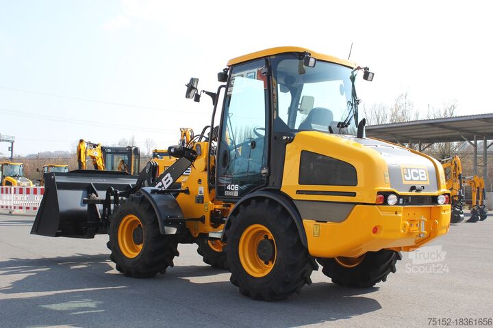 Kolesni nakladalnik JCB 406 Stufe V inkl. Gabel + Schaufel