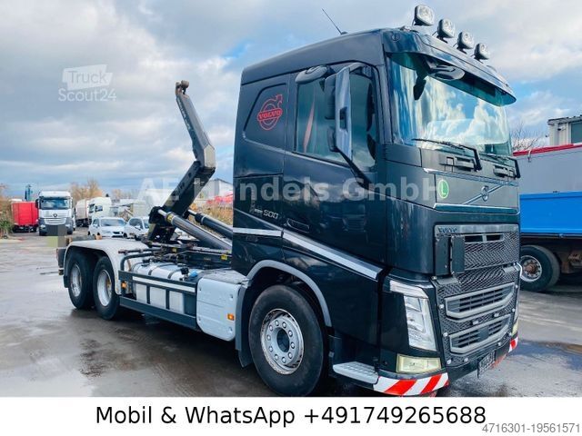 Camion benne à bras amovible VOLVO FH 500 6x4 LL MEILLER-RS21 *Retard/ACC/LDW/AHK