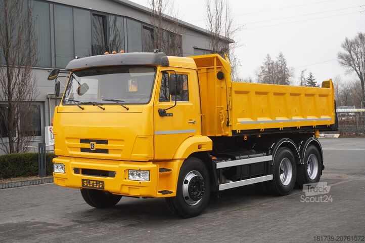 Üçlü damperli kamyon Kamaz T2530 E5 6x4 / 3-sided tipper