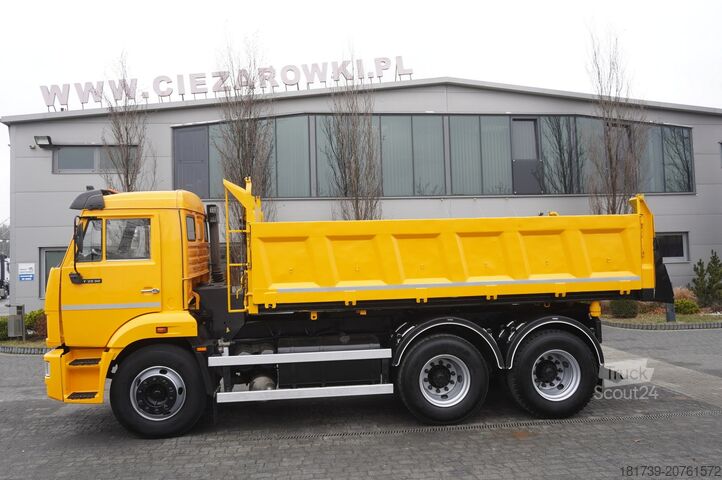 Üçlü damperli kamyon Kamaz T2530 E5 6x4 / 3-sided tipper