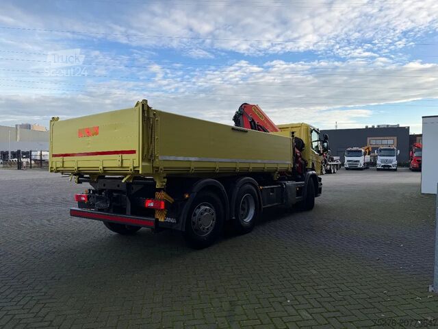 3-stranski nakladalnik Scania P360 6x2 3 zijdige Kipper/ Palfinger PK 18002-E...