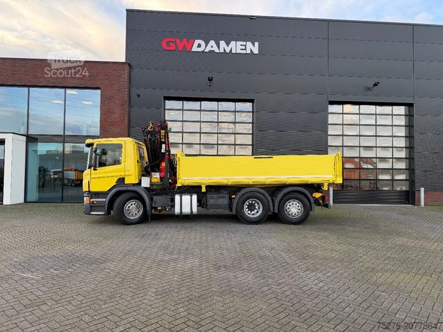 3-stranski nakladalnik Scania P360 6x2 3 zijdige Kipper/ Palfinger PK 18002-E...