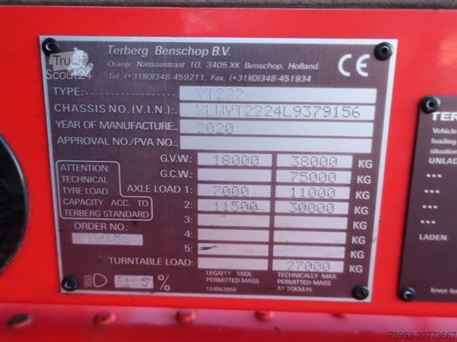 Standardni vlačilec Terberg Terberg YT 222 4x2 Rangiermaschine