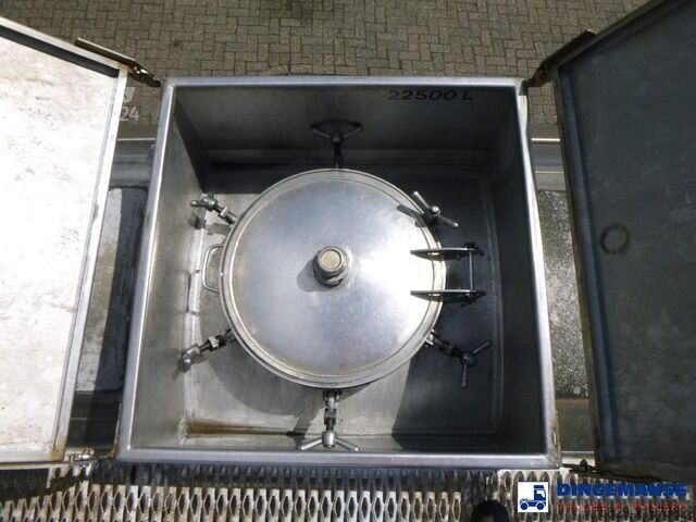 Rezervoar Magyar Chemical tank inox L4BH 22.5 m3 / 1 comp