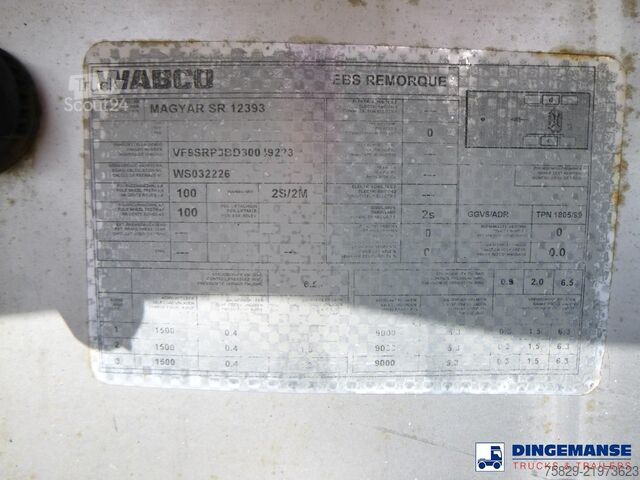 Rezervoar Magyar Chemical tank inox L4BH 22.5 m3 / 1 comp