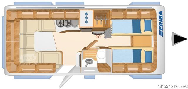 Karavan HYMER/ERIBA Eriba Nova GL 60 EDITION 530 ** Verkauf im Kunde