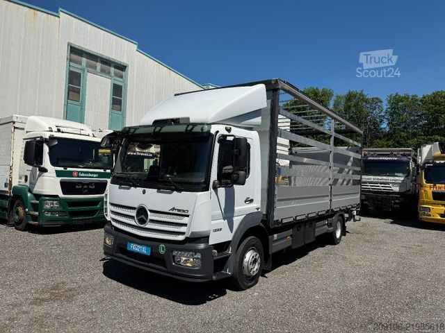 LKW mit Pritsche & Plane MERCEDES-BENZ Atego 1223 Pritsche Plane LBW Klima Top Zustand