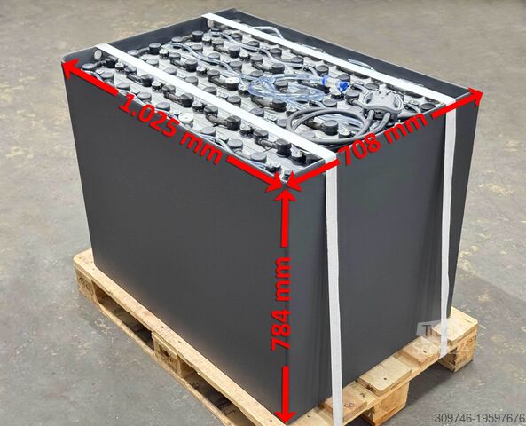 Truckbatteri 80V 4PZS 620AH - DIN A Linde E20/25/30/40 - K/P - Still MX R60 RX60 - Jungheinrich EFG - Toyota FBM - Heli