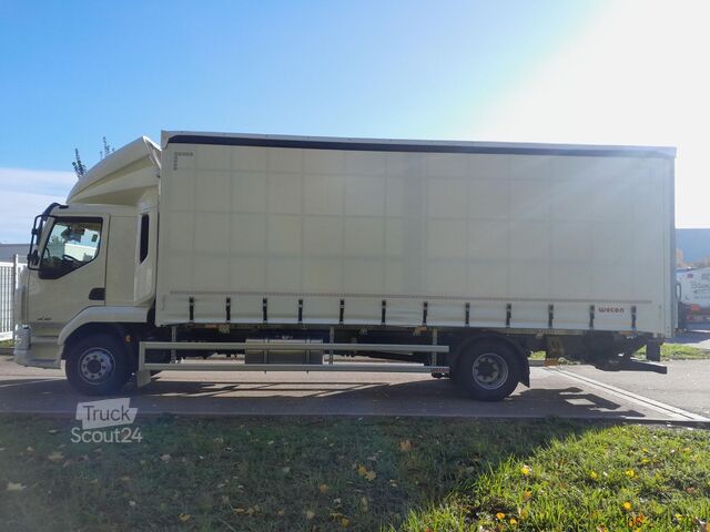 Φορτηγό πλατφόρμα με μουσαμά DAF FA XB 290 16t Curtainsider Wecon