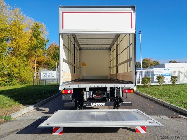 Φορτηγό πλατφόρμα με μουσαμά DAF FA XB 290 16t Curtainsider Wecon
