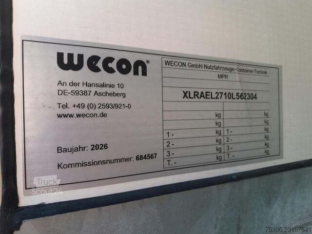 Φορτηγό πλατφόρμα με μουσαμά DAF FA XB 290 16t Curtainsider Wecon