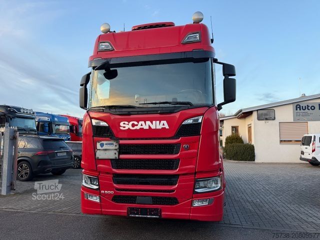 Camion de materiale periculoase SCANIA R500 /Retarder/Kompressor/ADR Gefahrgut/VOLLLUFT