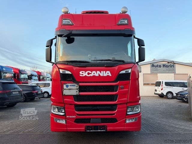 Camion de materiale periculoase SCANIA R500 /Retarder/Kompressor/ADR Gefahrgut/VOLLLUFT