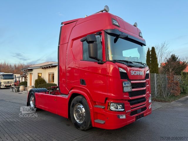 Camion de materiale periculoase SCANIA R500 /Retarder/Kompressor/ADR Gefahrgut/VOLLLUFT