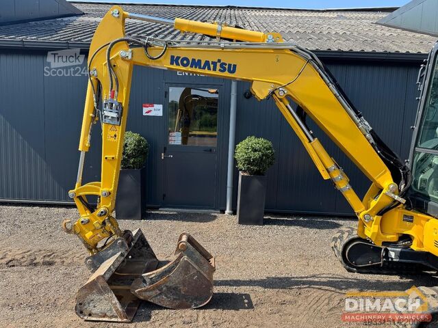 Minibagger Komatsu PC35MR-5 CE - Kantelstuk - Hydraulische snelwis...
