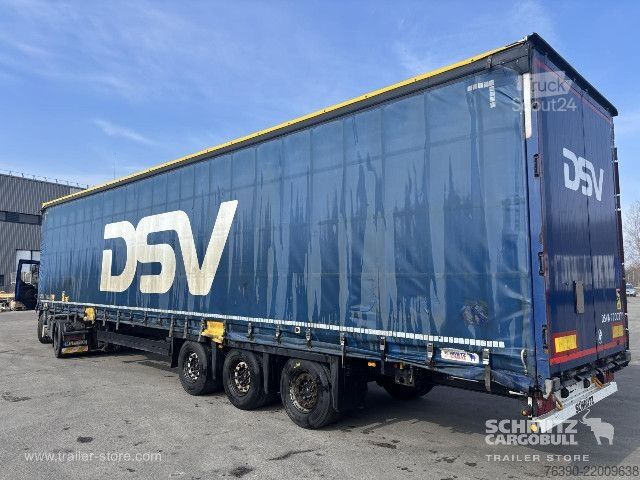 Naczepa otwarta z plandeką Schmitz Cargobull Semitrailer Curtainsider Mega