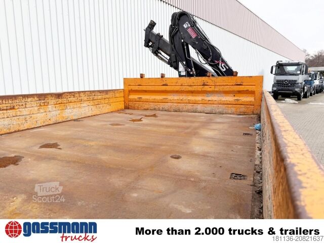 Furgón volquete MAN TGL 8.180 4x2 BB, 2x AHK, Heckkran Hiab XS 066