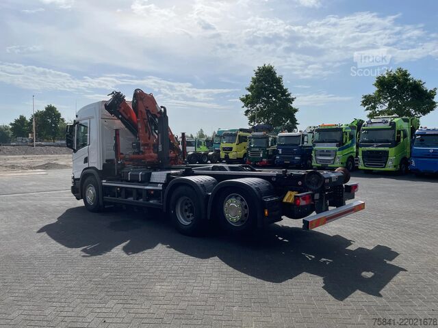 Darus teherautó Scania P340 P340 XT Atlas 96.3E - A3L laadkraan + VDL ...