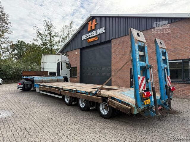 Montenegro SG45 Hidrolik Yükleme Rampalı Hollanda Römorku – APK/TÜV Muayenesi 04/2027'ye Kadar Geçer Montenegro SG45 Hydraulische Oprijplaten NL Trailer APK/TU...