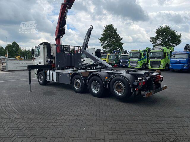 Camion-grue DAF CF 85.480 CF 85.480 8x2 Haakarm + HMF 2320K5-RCS