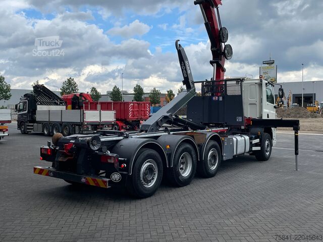 Camion-grue DAF CF 85.480 CF 85.480 8x2 Haakarm + HMF 2320K5-RCS