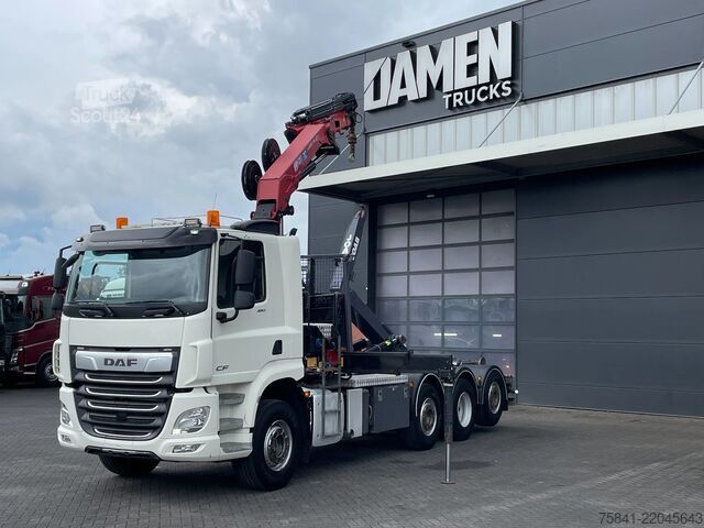 Camion cu macara DAF CF 85.480 CF 85.480 8x2 Haakarm + HMF 2320K5-RCS