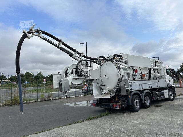 Suction/Flusher vehicle MAN TGS 26.480 6X2 ADR mit Kolben