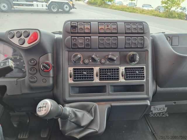 Flatbed truck IVECO Eurocargo ML100E22WM-BW 4x4 Pritsche L-Haus Bett