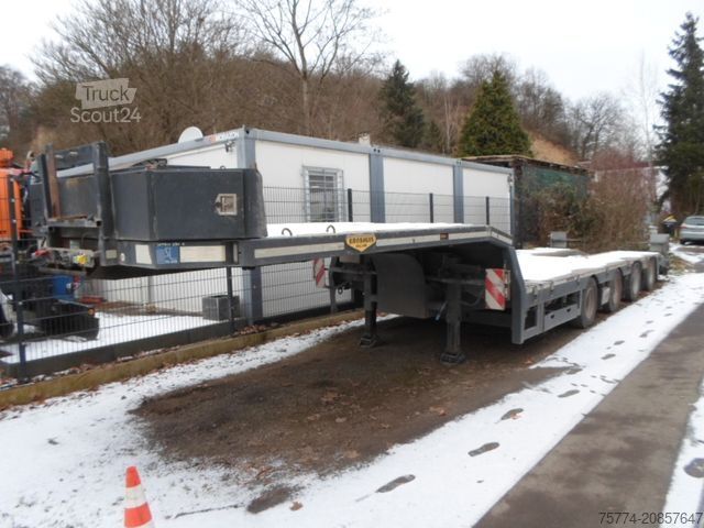 Semirremolque de plataforma baja BROSHUIS 4 AOU-23-48 SL/ TELE 3000 mm ausziehbar !