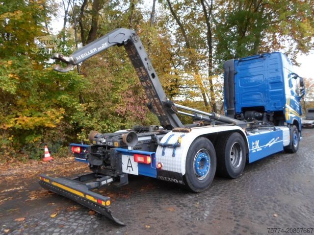 Tovornjak s kavljem za kontejnerje VOLVO FH 500/ Lenkachse/Meiller Abroller
