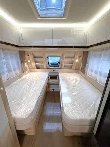 Caravane HOBBY De Luxe 495 UL Auflastung auf 1.800 kg!
