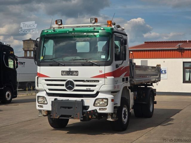Autocamion basculant tridirecțional MERCEDES-BENZ ACTROS 1841 * 4X4-HYDRO * BORDMATIK *  MEILER