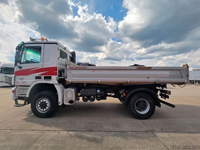 Autocamion basculant tridirecțional MERCEDES-BENZ ACTROS 1841 * 4X4-HYDRO * BORDMATIK *  MEILER