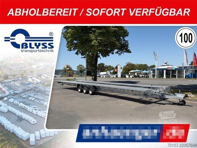 Autószállító pótkocsi BLYSS Autotransporter Anhänger 1000x210cm 3500kg zGG