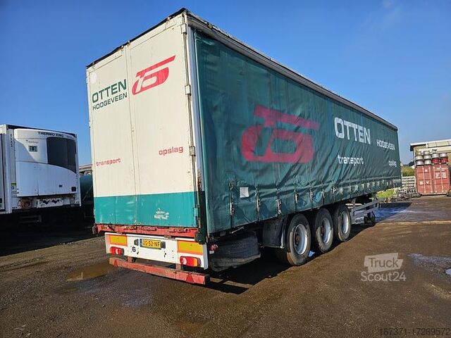 Gardinsida Pacton T3 001 | 3 axle curtainsider | Bpw drum.