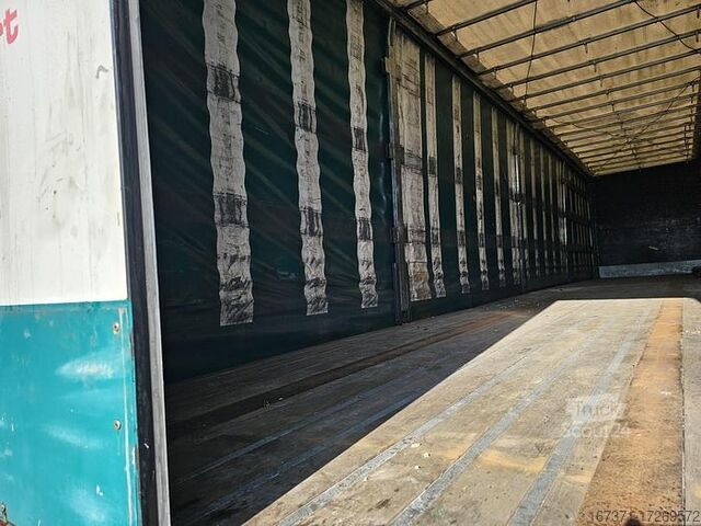 Шторка боковая Pacton T3 001 | 3 axle curtainsider | Bpw drum.