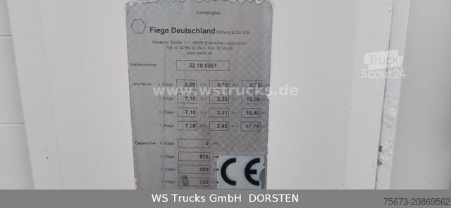 Tovorni avtomobil za prevoz živine DAF XF 105/460T KABA 3 Stock Vollalu