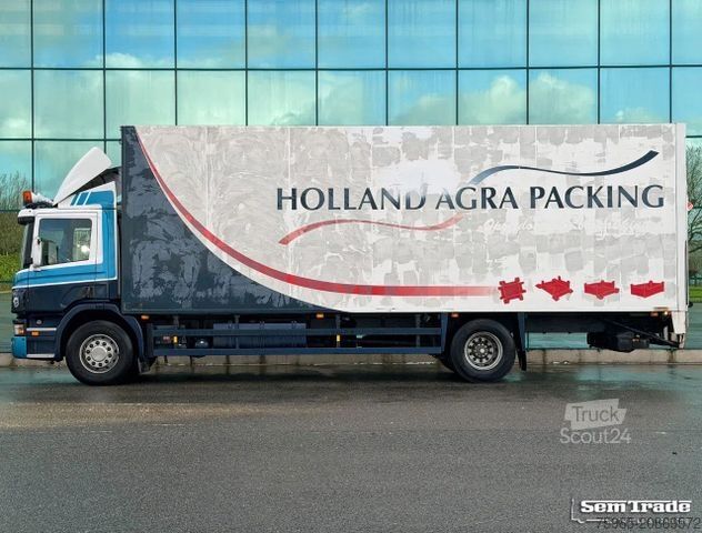 Box truck SCANIA P230 EURO 3 AIRCO MANUAL GEARBOX VAN BEURDEN ISO