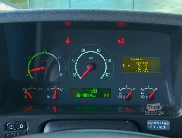 Box truck SCANIA P230 EURO 3 AIRCO MANUAL GEARBOX VAN BEURDEN ISO