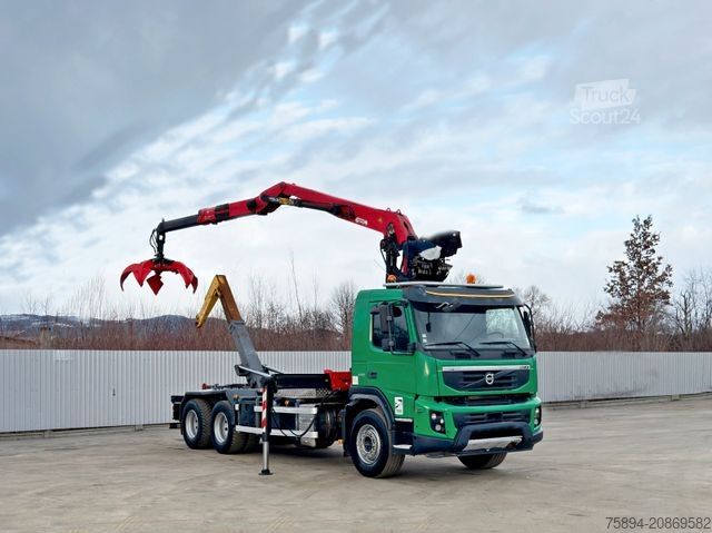 Kanca kasalı yük kamyonu (roll-off) VOLVO FMX 460 * Abrollkipper + EPSILON Q150Z79 * 6x4